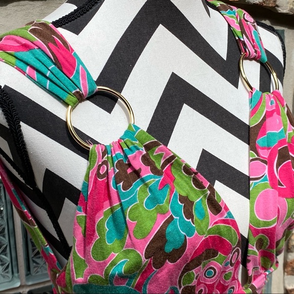 Vintage Milly psychedelic mod 1960’s inspired print sundress - Picture 2 of 10